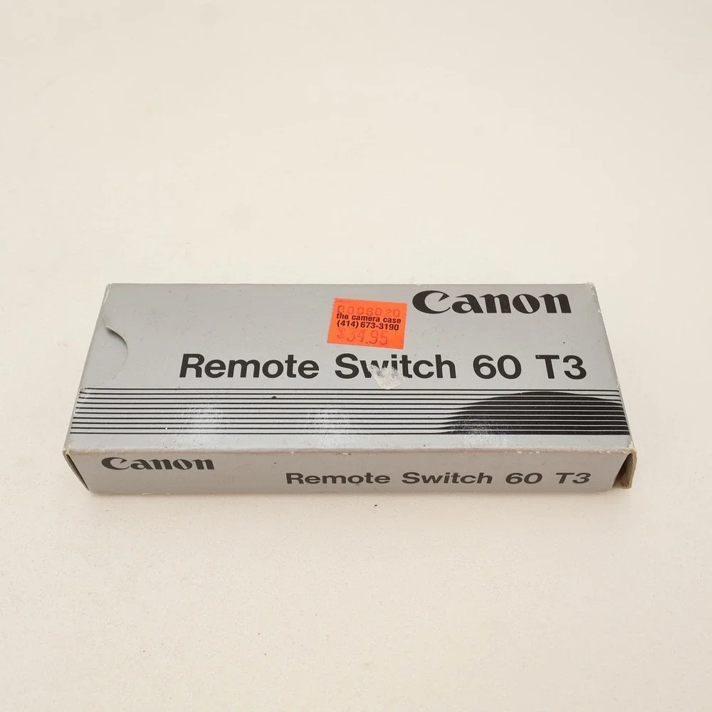 Canon Remote Switch 60 T3 Shutter Release for Vintage SLR Cameras Made in Japan